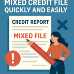 mixed file credit report illustration for How to Fix a Mixed Credit File Quickly and Easily