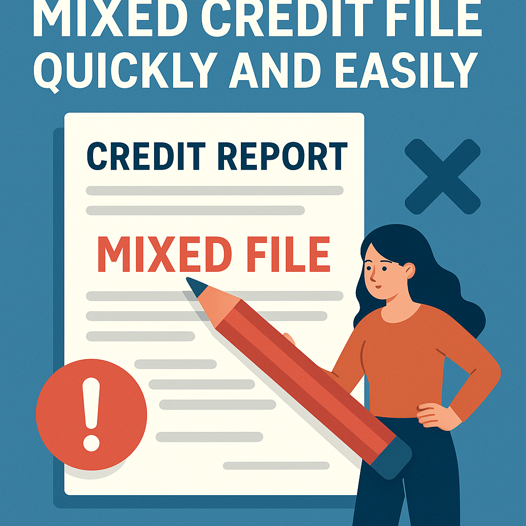 How to Fix a Mixed Credit File Quickly and Easily