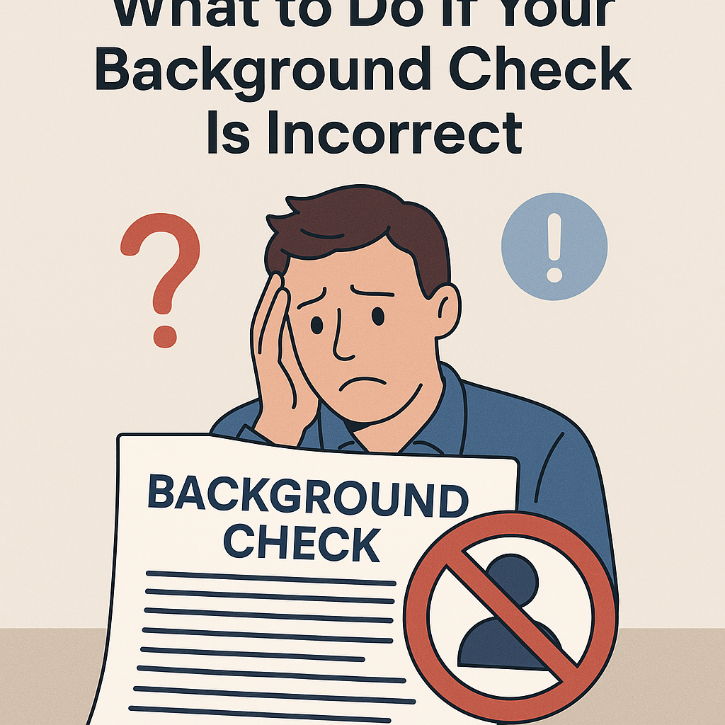 background check errors illustration for What to Do If Your Background Check Is Incorrect